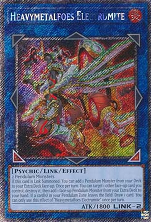 Yu-Gi-Oh! RA04 Heavymetalfoes Electrumite (V.1 - Platinum Secret Rare)
