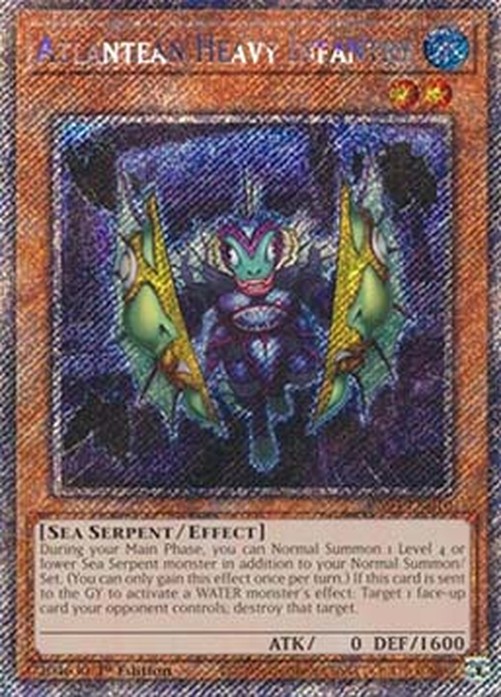 Yu-Gi-Oh! RA04 Atlantean Heavy Infantry (V.4 - Platinum Secret Rare)