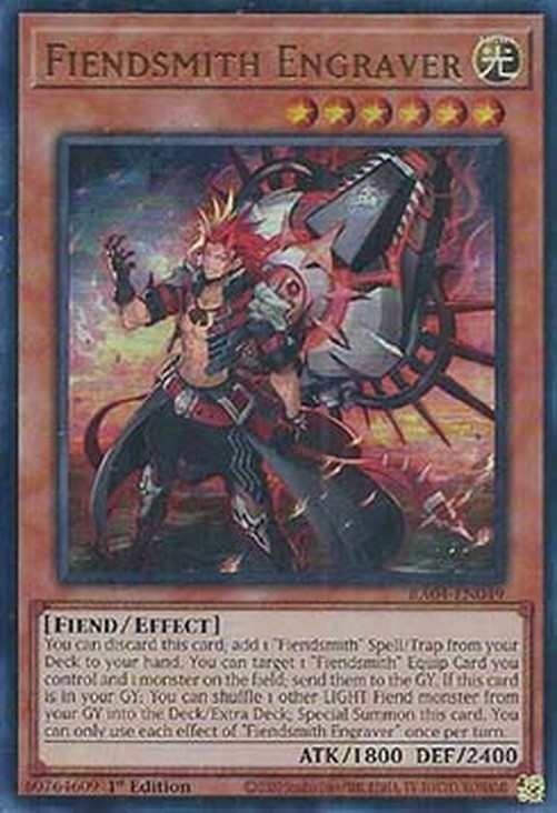 Yu-Gi-Oh! RA04 Fiendsmith Engraver (V.2 - Ultra Rare)
