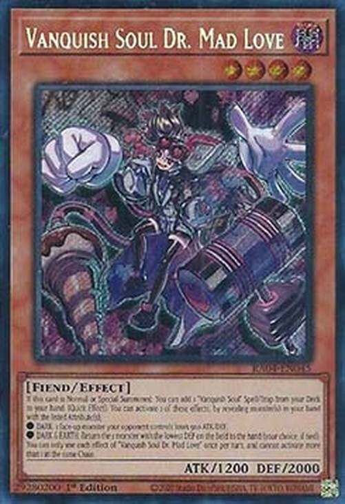 Yu-Gi-Oh! RA04 Vanquish Soul Dr. Mad Love (V.3 - Secret Rare)
