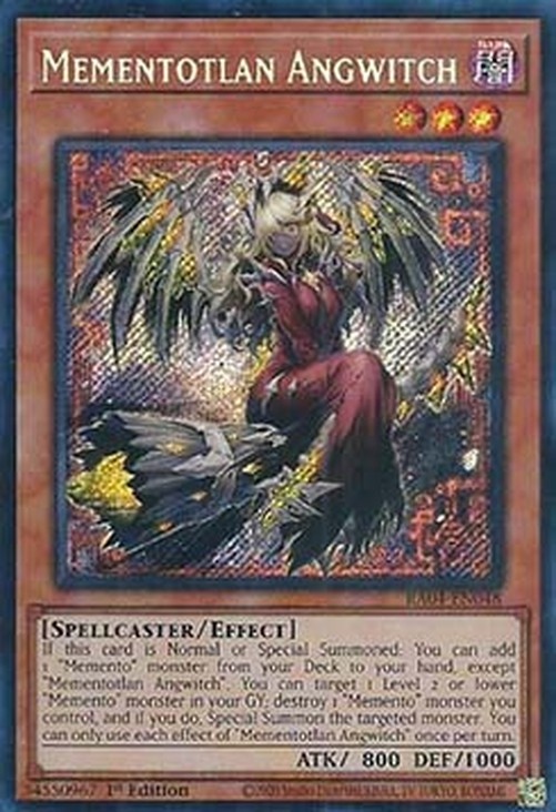 Yu-Gi-Oh! RA04 Mementotlan Angwitch (V.3 - Secret Rare)