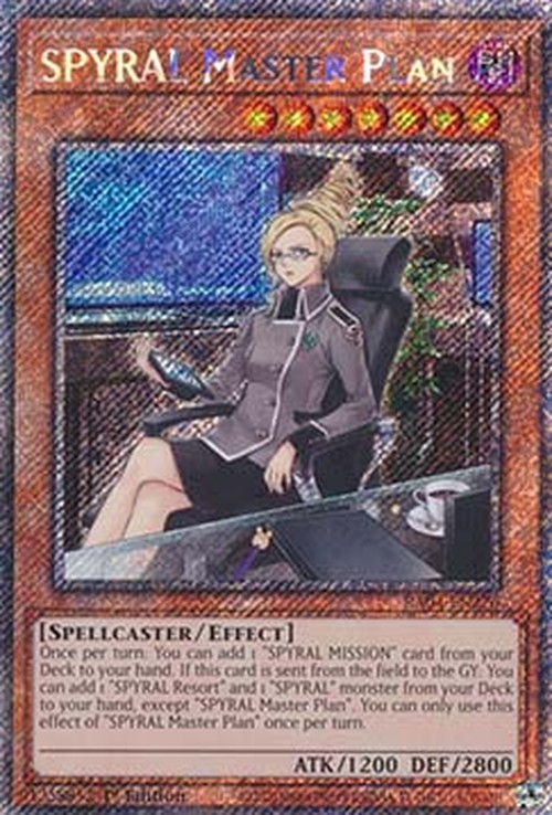 Yu-Gi-Oh! RA04 SPYRAL Master Plan (V.1 - Platinum Secret Rare)