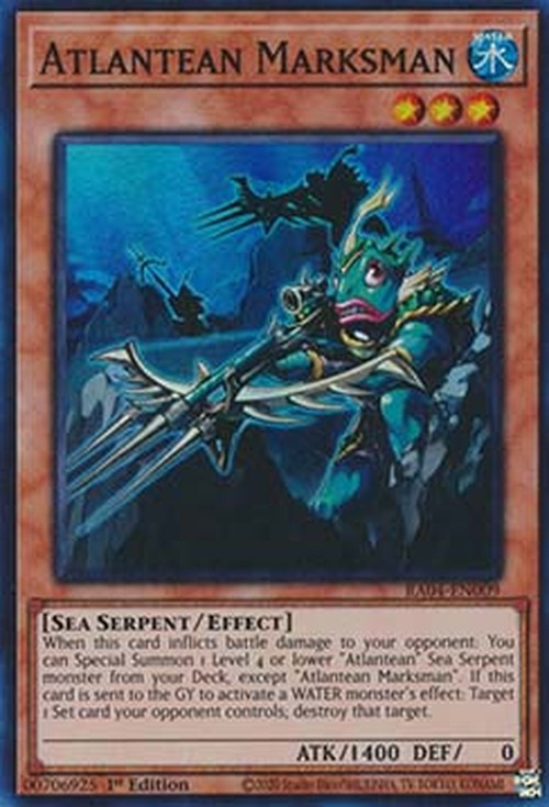 Yu-Gi-Oh! RA04 Atlantean Marksman (V.1 - Super Rare)