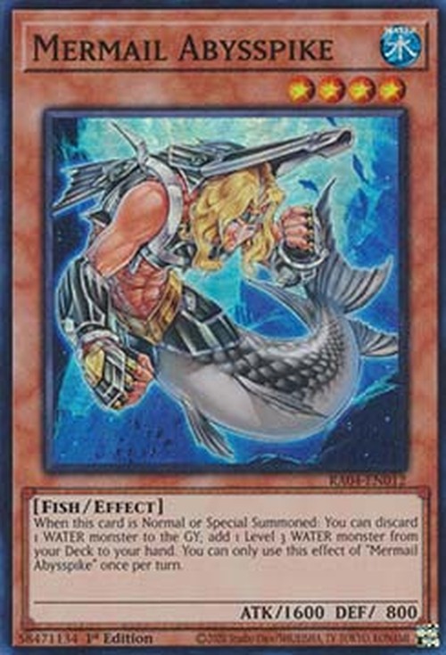 Yu-Gi-Oh! RA04 Mermail Abysspike (V.1 - Super Rare)