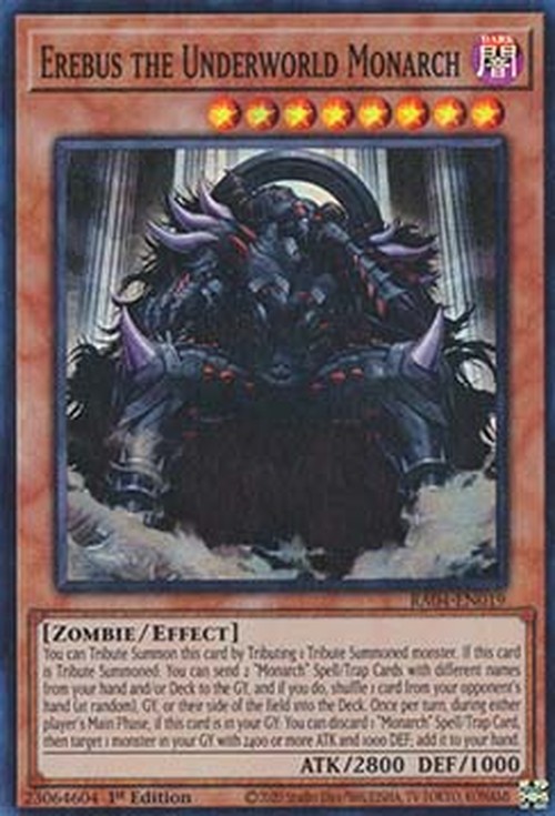 Yu-Gi-Oh! RA04 Erebus the Underworld Monarch (V.1 - Super Rare)