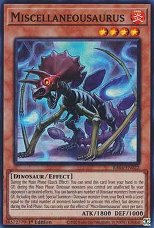 Yu-Gi-Oh! RA04 Miscellaneousaurus (V.1 - Super Rare)