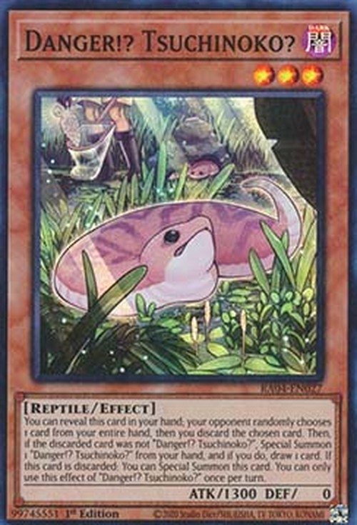 Yu-Gi-Oh! RA04 Danger!? Tsuchinoko? (V.1 - Super Rare)