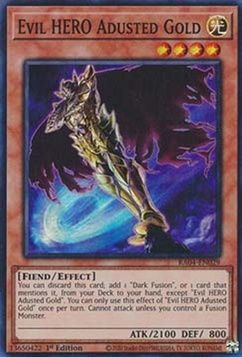 Yu-Gi-Oh! RA04 Evil HERO Adusted Gold (V.1 - Super Rare)