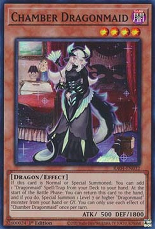 Yu-Gi-Oh! RA04 Chamber Dragonmaid (V.1 - Super Rare)