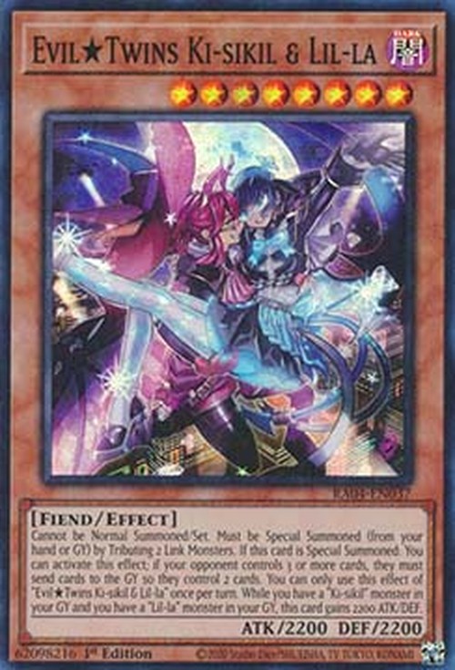 Yu-Gi-Oh! RA04 EvilTwins Ki-sikil & Lil-la (V.1 - Super Rare)