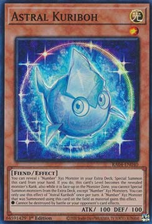 Yu-Gi-Oh! RA04 Astral Kuriboh (V.1 - Super Rare)