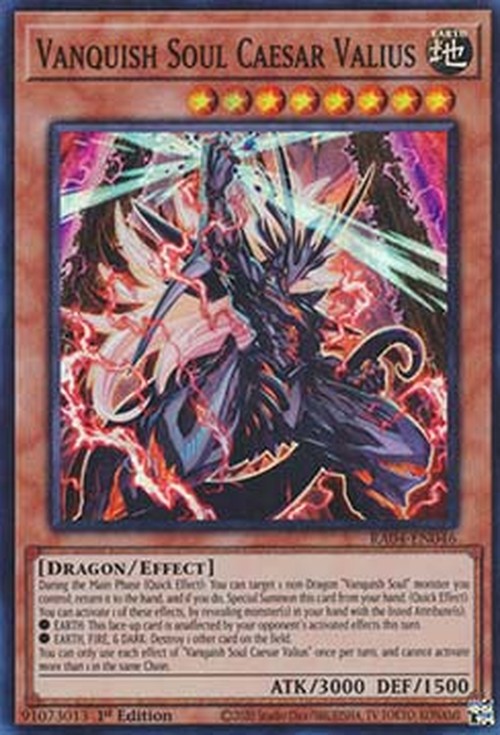 Yu-Gi-Oh! RA04 Vanquish Soul Caesar Valius (V.1 - Super Rare)