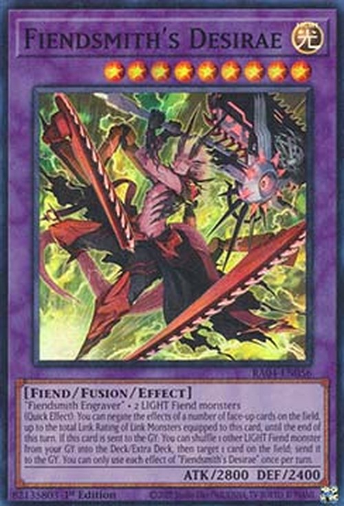 Yu-Gi-Oh! RA04 Fiendsmith's Desirae (V.1 - Super Rare)