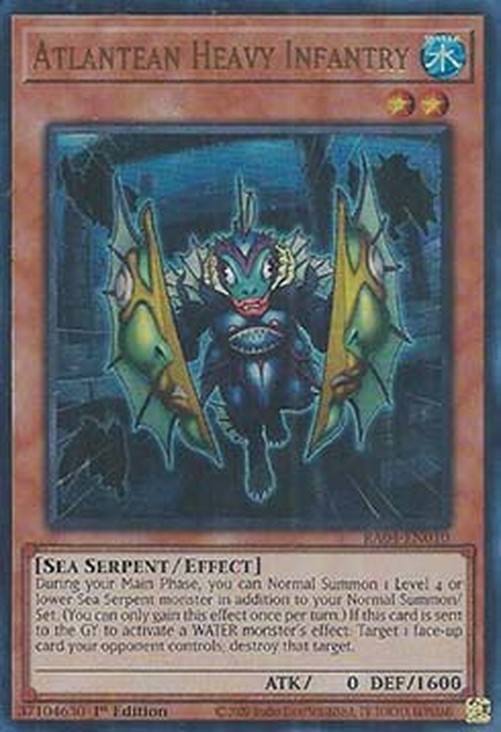 Yu-Gi-Oh! RA04 Atlantean Heavy Infantry (V.2 - Ultra Rare)