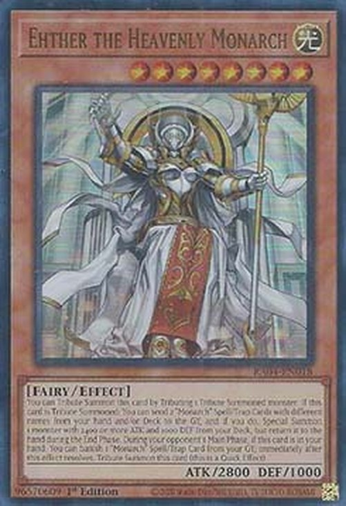 Yu-Gi-Oh! RA04 Ehther the Heavenly Monarch (V.2 - Ultra Rare)