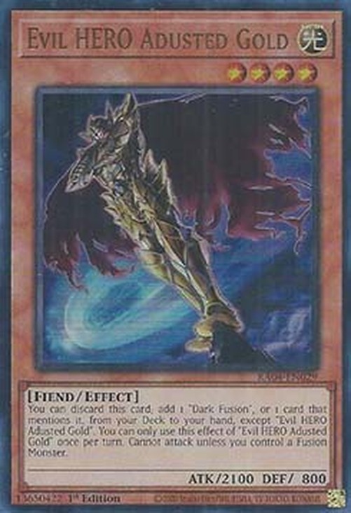 Yu-Gi-Oh! RA04 Evil HERO Adusted Gold (V.2 - Ultra Rare)