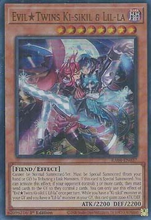 Yu-Gi-Oh! RA04 EvilTwins Ki-sikil & Lil-la (V.2 - Ultra Rare)