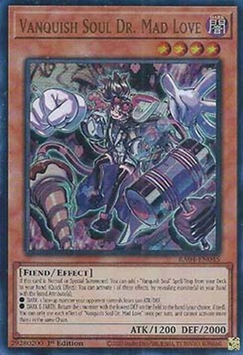 Yu-Gi-Oh! RA04 Vanquish Soul Dr. Mad Love (V.2 - Ultra Rare)