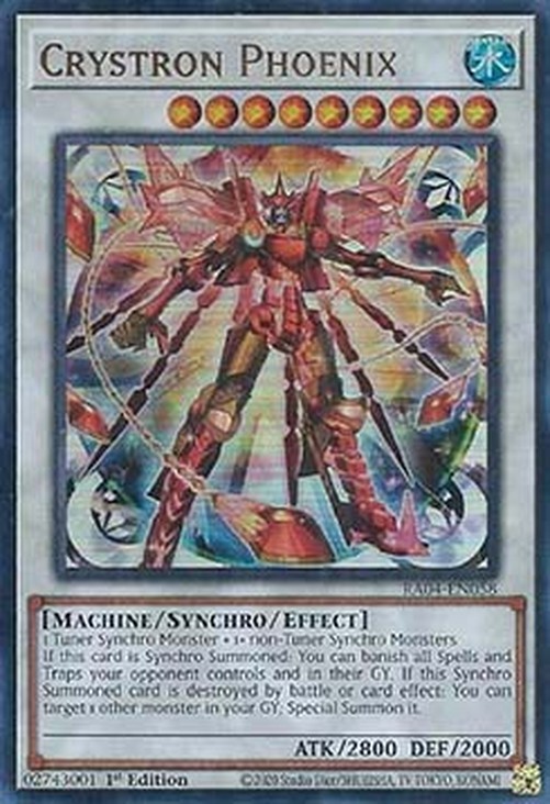 Yu-Gi-Oh! RA04 Crystron Phoenix (V.2 - Ultra Rare)
