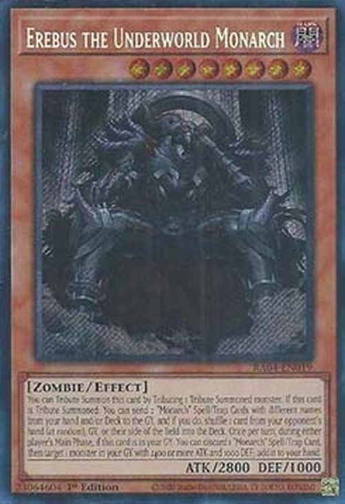 Yu-Gi-Oh! RA04 Erebus the Underworld Monarch (V.3 - Secret Rare)