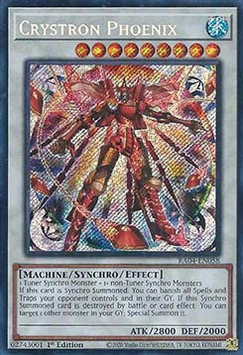 Yu-Gi-Oh! RA04 Crystron Phoenix (V.3 - Secret Rare)