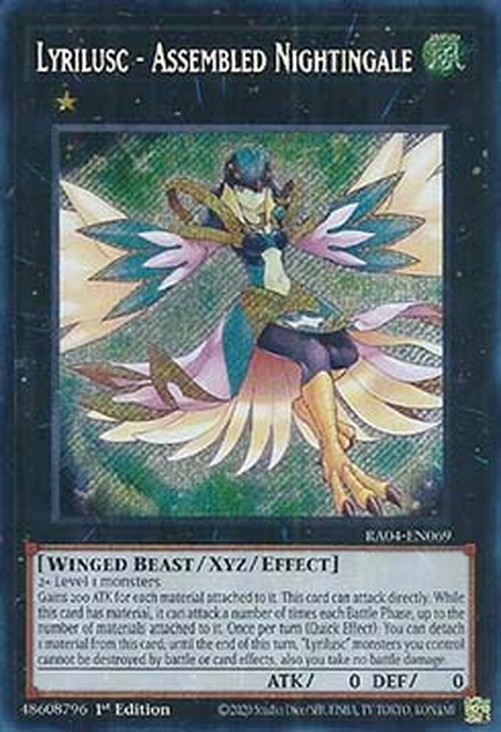 Yu-Gi-Oh! RA04 Lyrilusc - Assembled Nightingale (V.3 - Secret Rare)