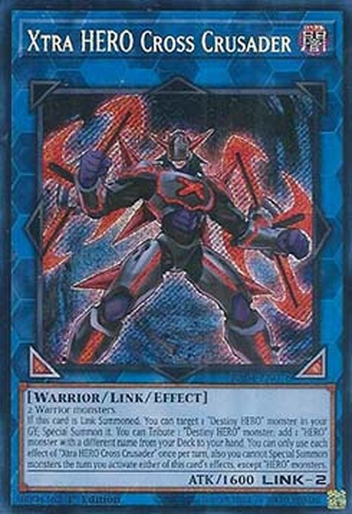 Yu-Gi-Oh! RA04 Xtra HERO Cross Crusader (V.3 - Secret Rare)