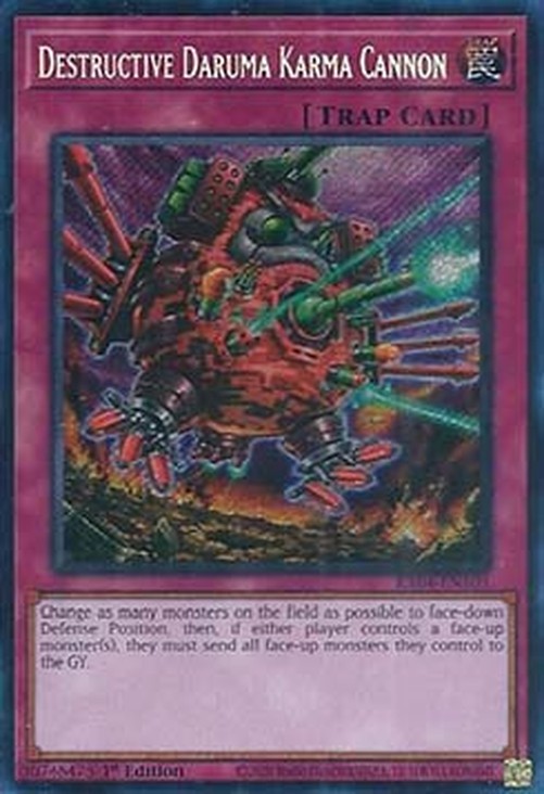 Yu-Gi-Oh! RA04 Destructive Daruma Karma Cannon (V.3 - Secret Rare)