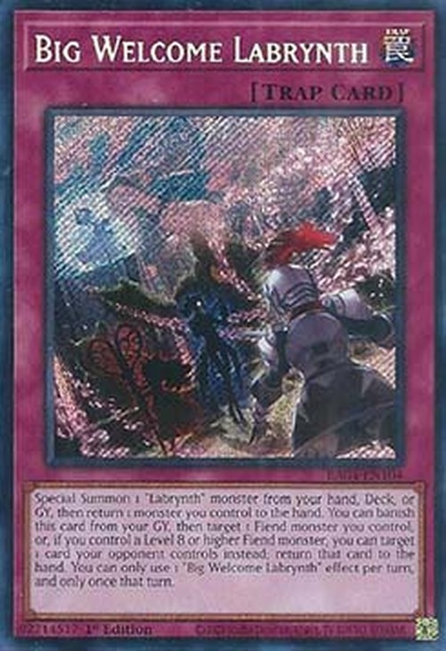 Yu-Gi-Oh! RA04 Big Welcome Labrynth (V.3 - Secret Rare)