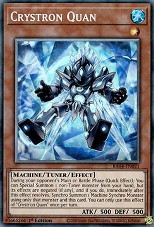 Yu-Gi-Oh! RA04 Crystron Quan (V.6 - Collectors Rare)