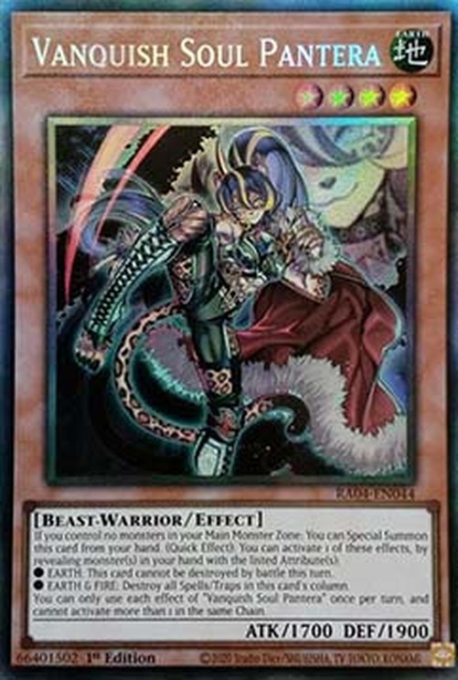 Yu-Gi-Oh! RA04 Vanquish Soul Pantera (V.6 - Collectors Rare)