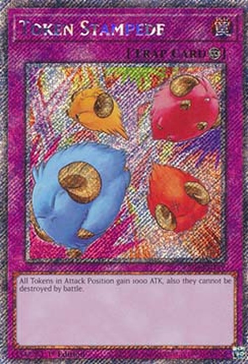 Yu-Gi-Oh! RA04 Token Stampede (V.1 - Platinum Secret Rare)