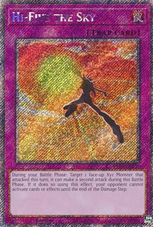 Yu-Gi-Oh! RA04 Hi-Five the Sky (V.1 - Platinum Secret Rare)