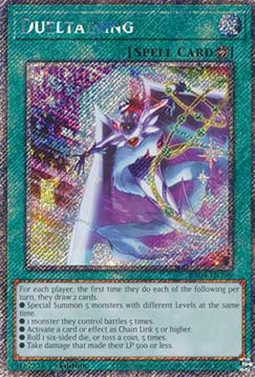 Yu-Gi-Oh! RA04 Dueltaining (V.1 - Platinum Secret Rare)