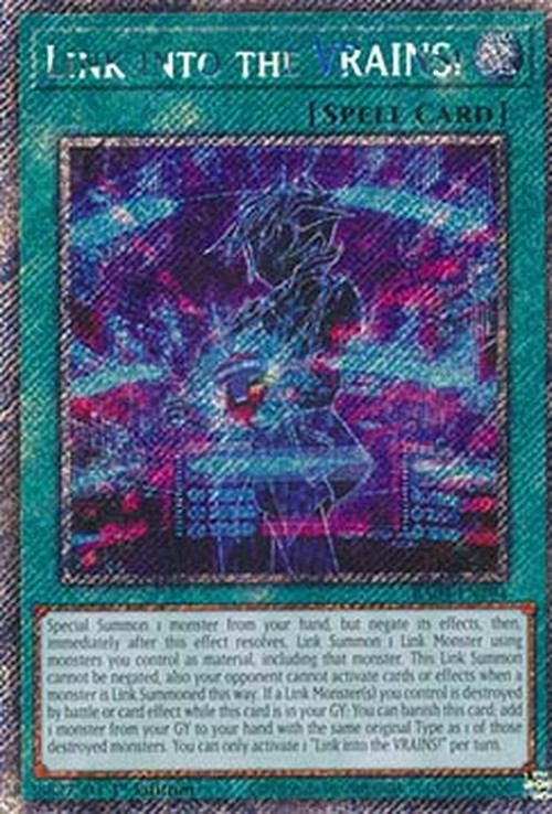 Yu-Gi-Oh! RA04 Link into the VRAINS! (V.1 - Platinum Secret Rare)