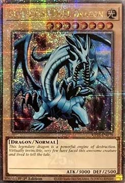Yu-Gi-Oh! RA03 Blue-Eyes White Dragon (V.2 - Quarter Century Secret Rare)