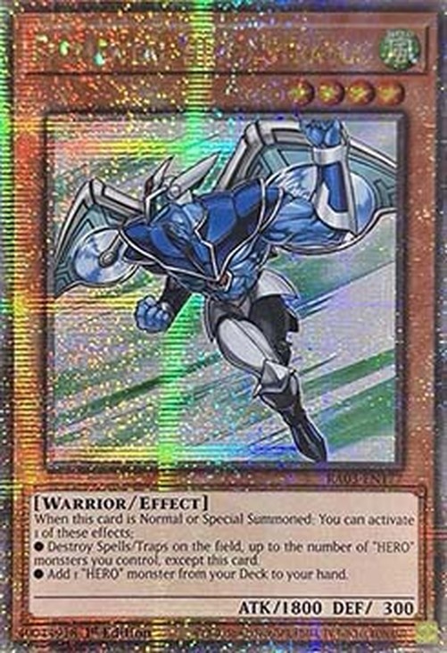Yu-Gi-Oh! RA03 Elemental HERO Stratos (V.2 - Quarter Century Secret Rare)