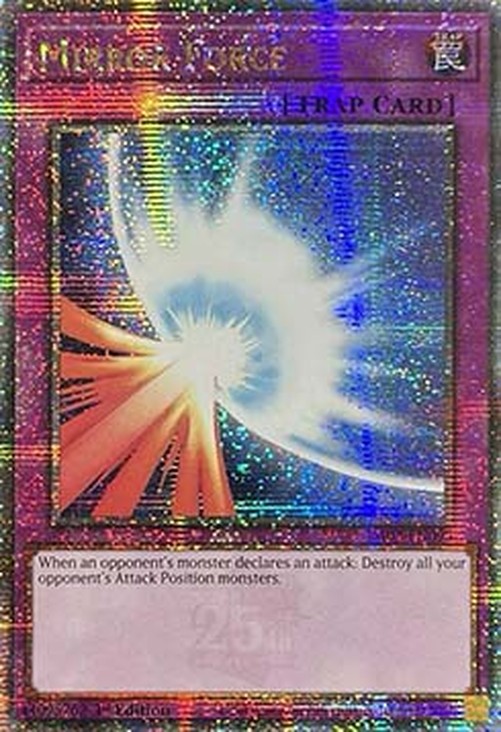 Yu-Gi-Oh! RA03 Mirror Force (V.2 - Quarter Century Secret Rare)