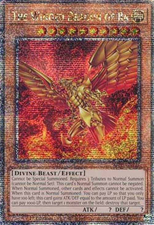 Yu-Gi-Oh! RA03 The Winged Dragon of Ra (V.2 - Quarter Century Secret Rare)