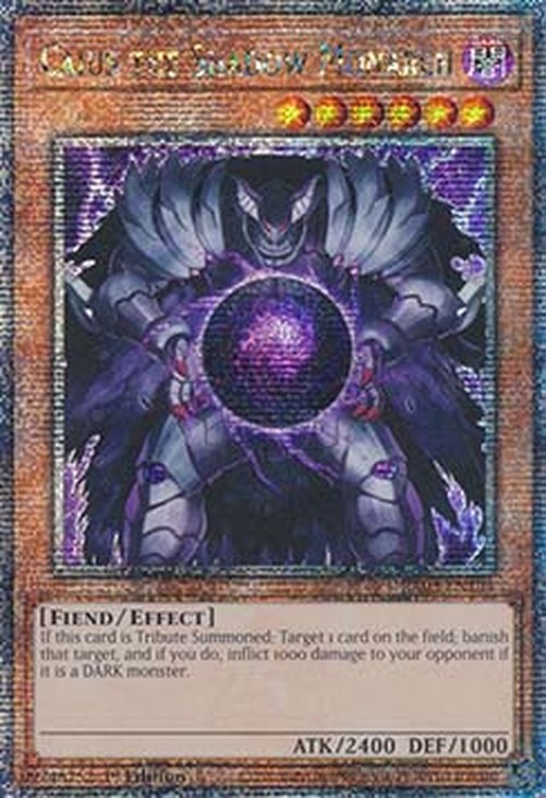 Yu-Gi-Oh! RA03 Caius the Shadow Monarch (V.2 - Quarter Century Secret Rare)