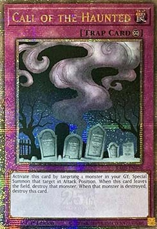 Yu-Gi-Oh! RA03 Call of the Haunted (V.2 - Quarter Century Secret Rare)