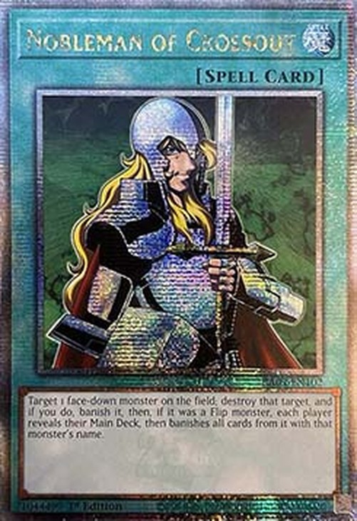 Yu-Gi-Oh! RA03 Nobleman of Crossout (V.2 - Quarter Century Secret Rare)