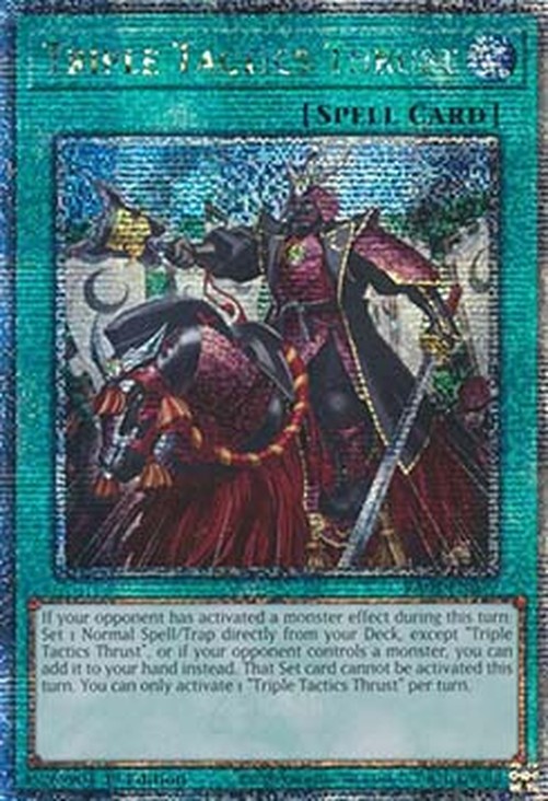 Yu-Gi-Oh! RA03 Triple Tactics Thrust (V.5 - Quarter Century Secret Rare)
