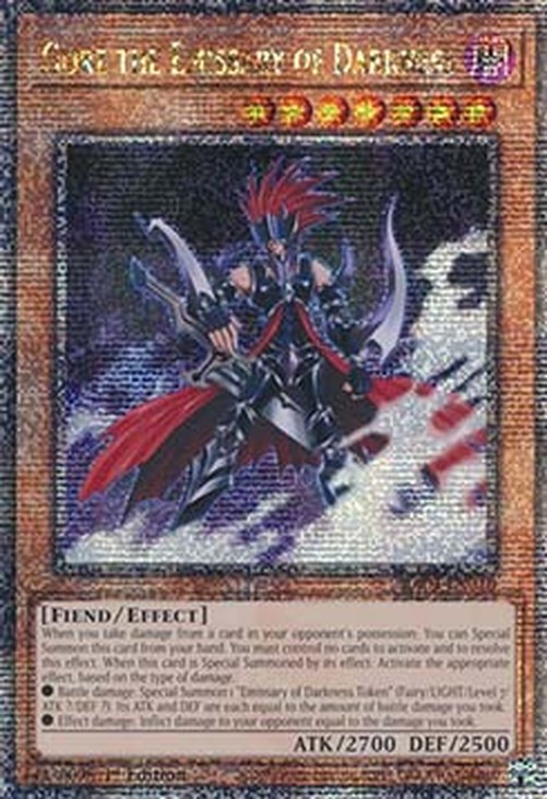 Yu-Gi-Oh! RA03 Gorz the Emissary of Darkness (V.2 - Quarter Century Secret 