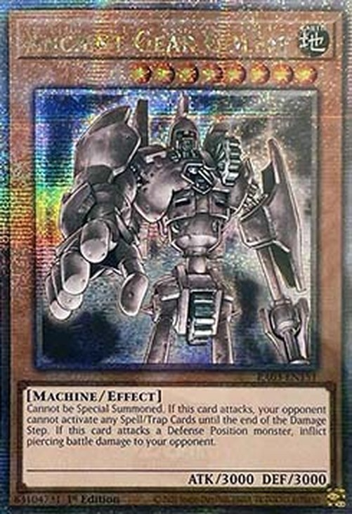 Yu-Gi-Oh! RA03 Ancient Gear Golem (V.2 - Quarter Century Secret Rare)