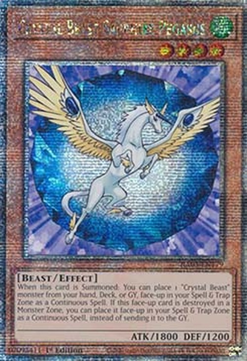 Yu-Gi-Oh! RA03 Crystal Beast Sapphire Pegasus (V.2 - Quarter Century Secret