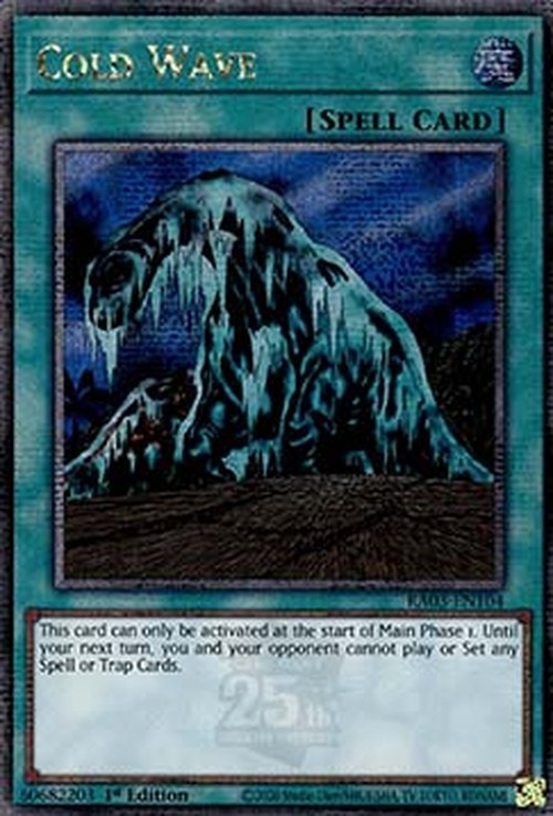Yu-Gi-Oh! RA03 Cold Wave (V.2 - Quarter Century Secret Rare)