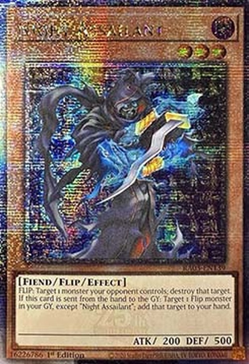 Yu-Gi-Oh! RA03 Night Assailant (V.2 - Quarter Century Secret Rare)