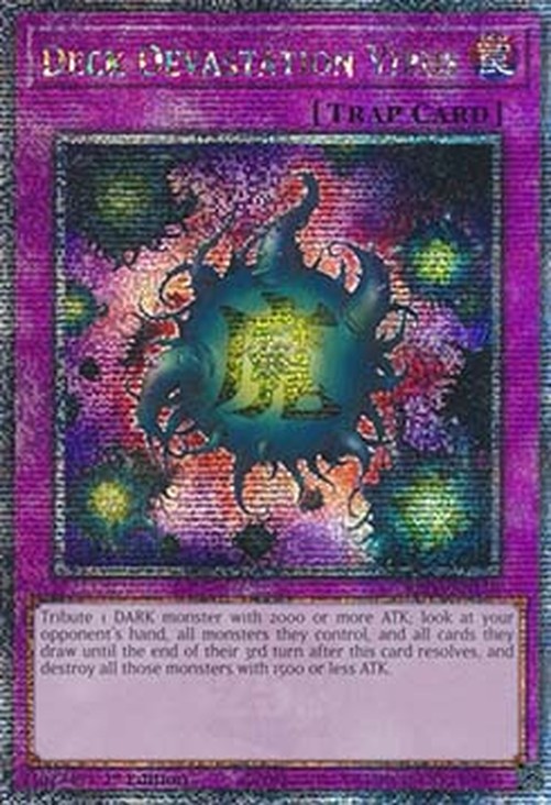 Yu-Gi-Oh! RA03 Deck Devastation Virus (V.2 - Quarter Century Secret Rare)