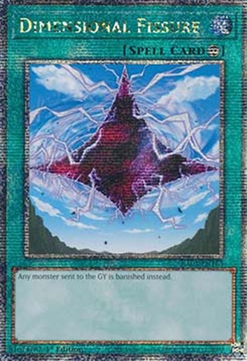 Yu-Gi-Oh! RA03 Dimensional Fissure (V.2 - Quarter Century Secret Rare)